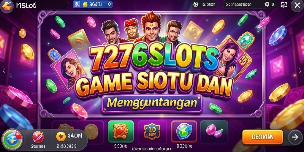 Gameplay asyik dan menarik dalam 7276SLOTS yang penuh kejutan.