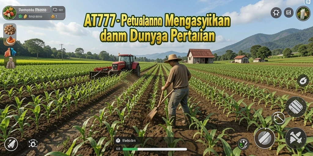 Tampilan gameplay AT777 yang menarik dalam pengelolaan pertanian.