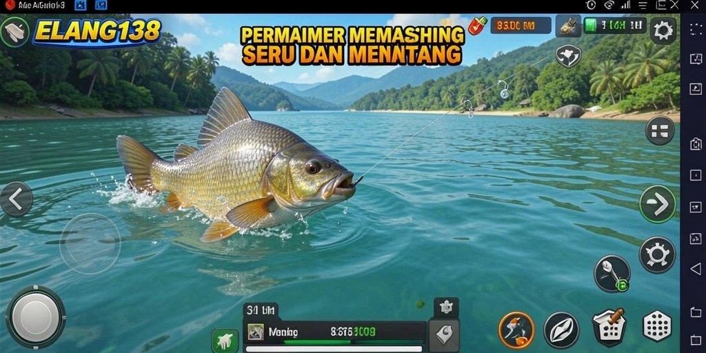 Tangkapan ikan besar dalam gameplay ELANG138 yang seru.