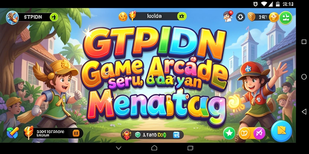 Tampilan gameplay seru dari GTPIDN yang menguji ketangkasan pemain.