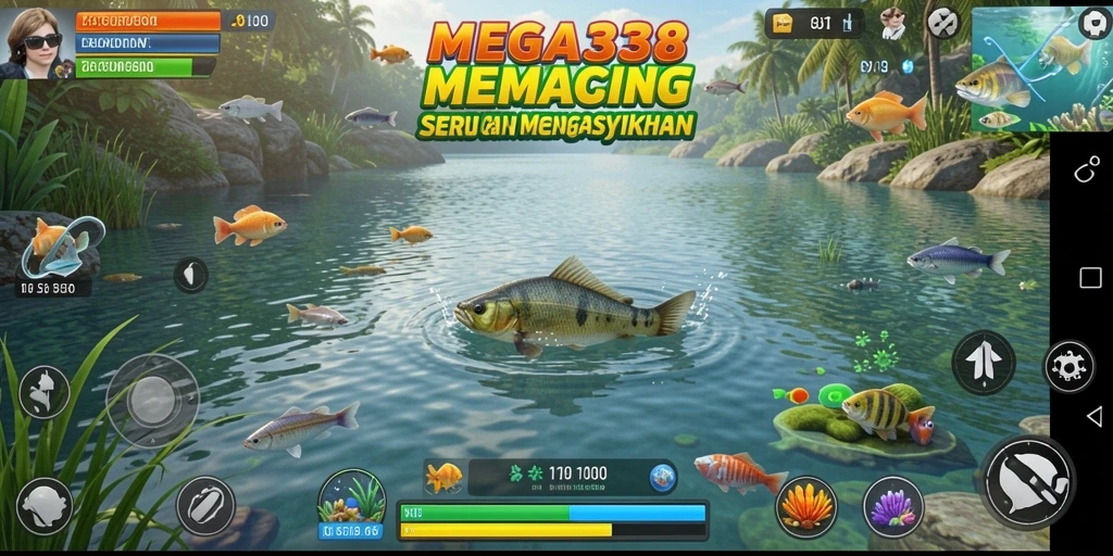 Tangkapan ikan yang menakjubkan dalam gameplay MEGA338.