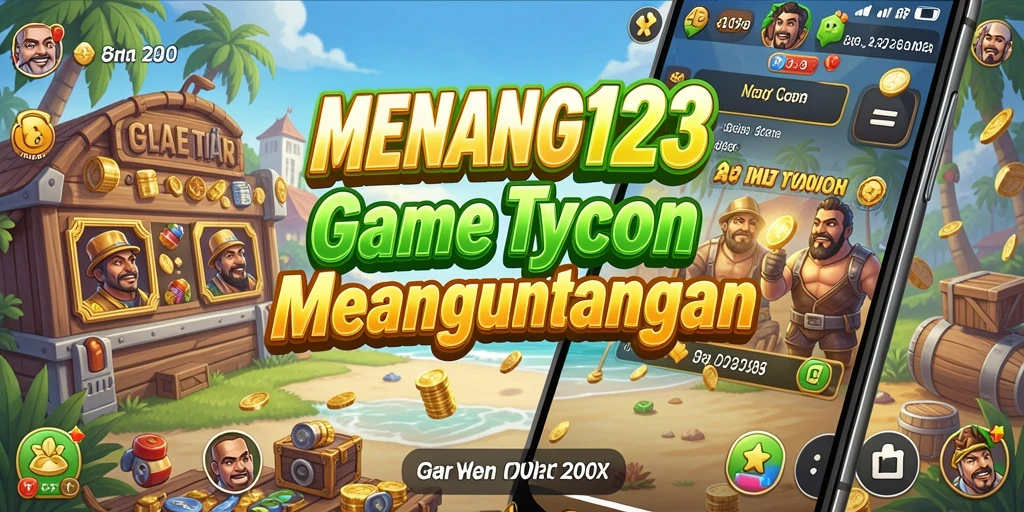 Tampilan gameplay seru dalam MENANG123 yang menantang strategi bisnis.