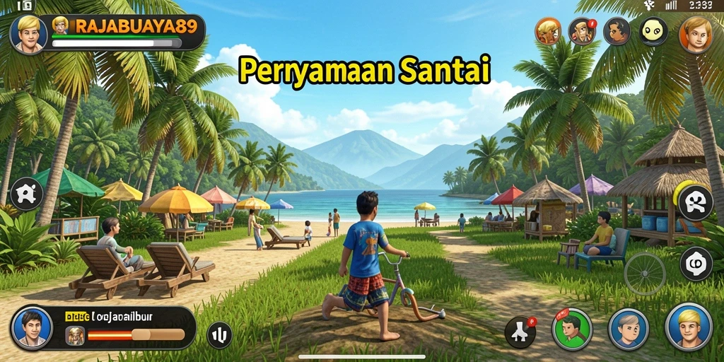 Screenshot gameplay menampilkan momen seru dalam RAJABUAYA89.