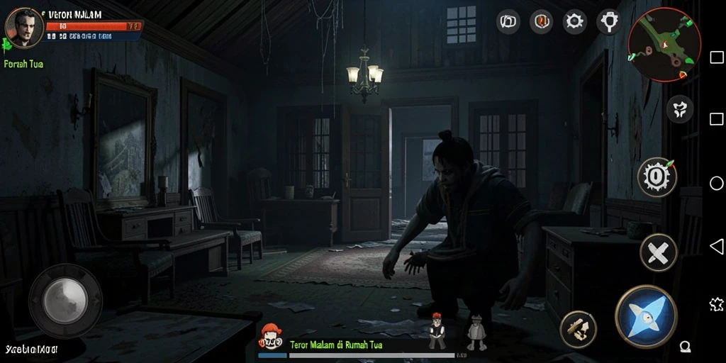 Tampilan menyeramkan dari gameplay V07 yang penuh ketegangan.